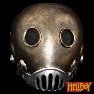 Mask หน้ากาก คาร์ล รูเพรตช์ โครเนน จากหนัง Hellboy วัสดุ ไฟเบอร์กลาส Fiberglass สำหรับใส่ สยองขวัญ สุดโหด หมวก Marvel DC