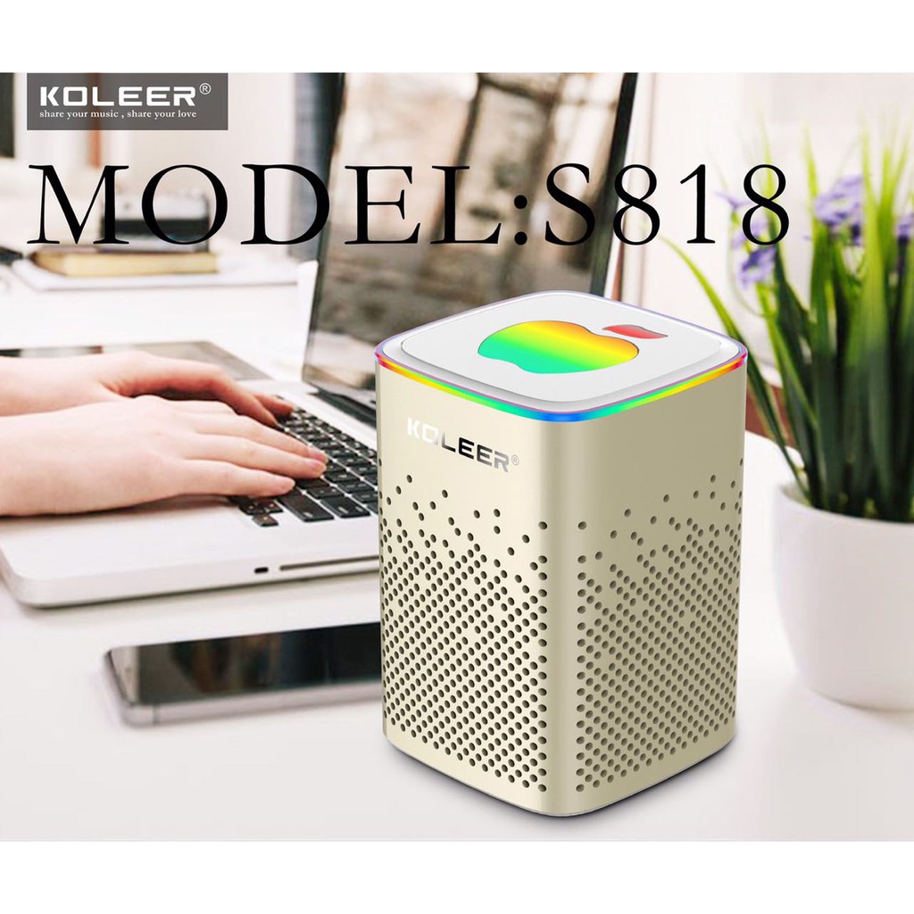 ลำโพงบลูทูธสุดคุ้มเบสหนัก เสียงนักร้องใส koleer s818 (ส่งเร็วจาก กทม ...