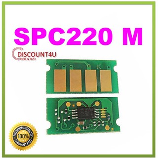 Discount4U CHIP Toner SPC220 M  for Ricoh SPC220 SPC221 SPC222 SPC240