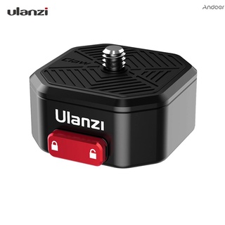Ulanzi อุปกรณ์เสริมกล้อง Qr Plater ขนาดเล็กพร้อมสกรู 1/4 นิ้ว 50กก. สําหรับกล้อง Dslr