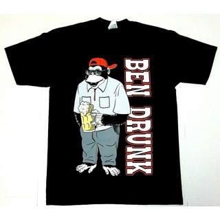 ใหม่ เสื้อยืด ผ้าฝ้าย 100% พิมพ์ลาย Ben Drunk Humor Beer สําหรับผู้ชายS-5XL