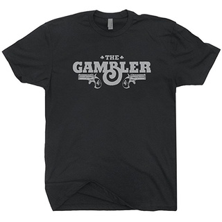 T-shirt  เสื้อยืด พิมพ์ลาย Le Gambler Las Vegas Kenny Rogers Hank Waylon Johnny Willimas สําหรับผู้ชายS-5XL