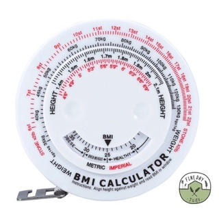 ภาพหน้าปกสินค้า💪🏻BMI 💪🏻 สายวัดเอว ที่วัด BMI สายวัด ตลับวัด พร้อมเช็คค่า BMI เก็บสายอัตโนมัติ วัดสะดวก Measuring Tape ที่เกี่ยวข้อง