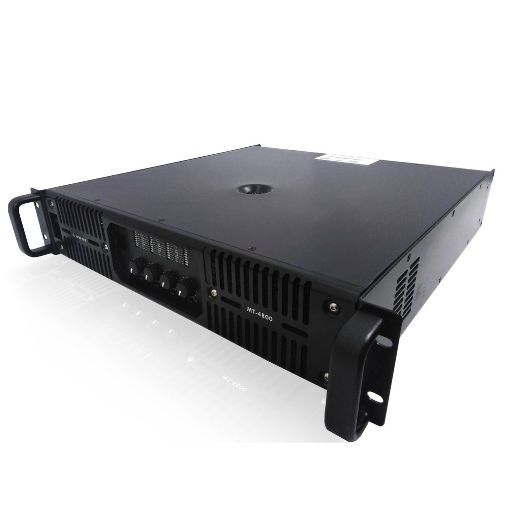 ส่งฟรี แถมเสื้อยืด MICROTECH MT 4800 4-CH POWER AMP พาวเวอร์แอมป์ แอม ...