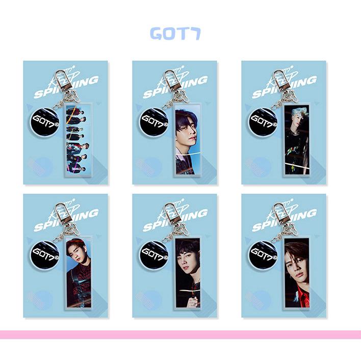 ภาพหน้าปกสินค้าพวงกุญแจ จี้ลาย GOT 7 ชนิด PVC สำหรับรถยนต์ ที่เกี่ยวข้อง