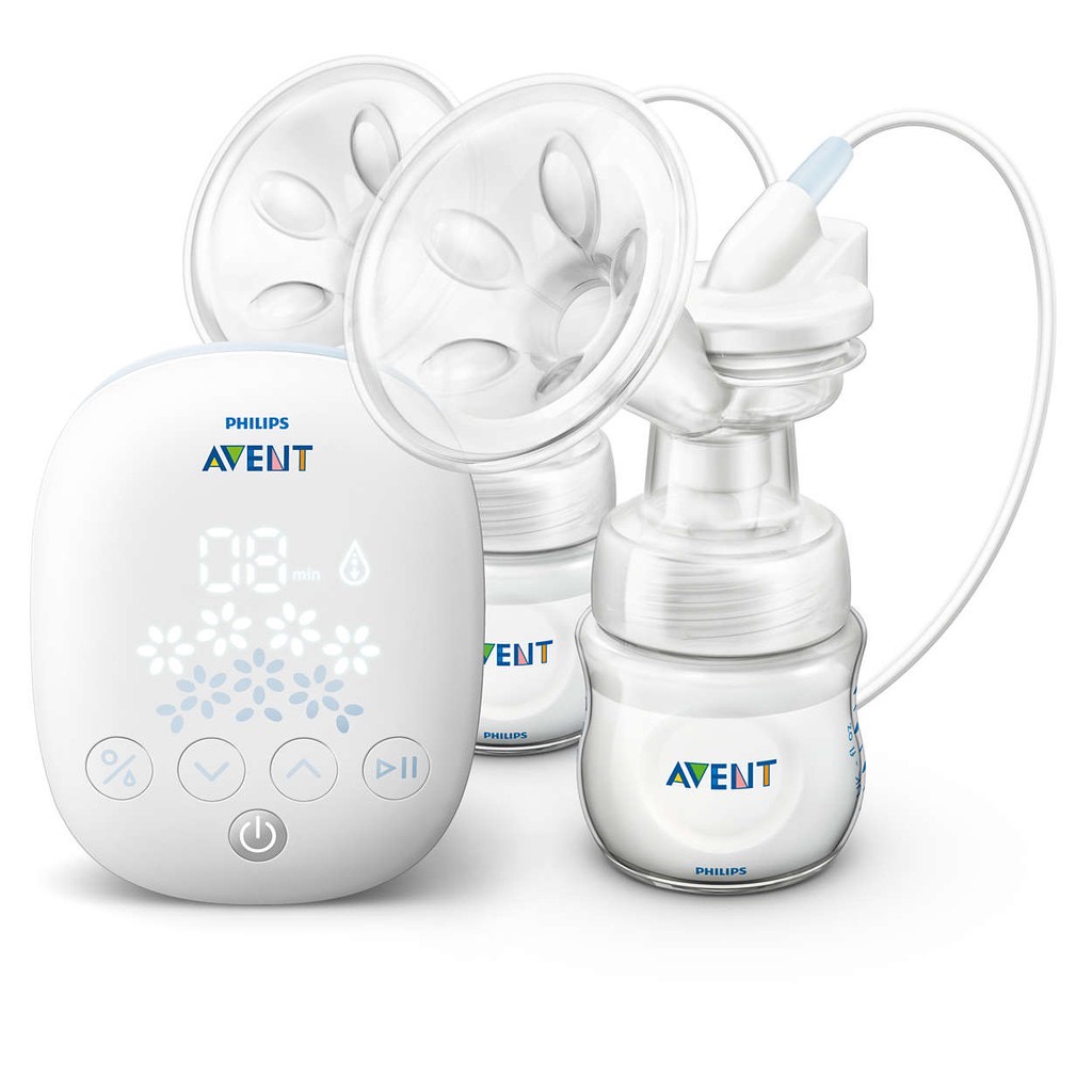 ของแท้ศูนย์ไทย-philips-avent-เครื่องปั๊มน้ำนม-แบบปั๊มคู่-philips-avent-ชุดเครื่องปั๊มนมอิเล็กทรอนิกส์-scf303-01