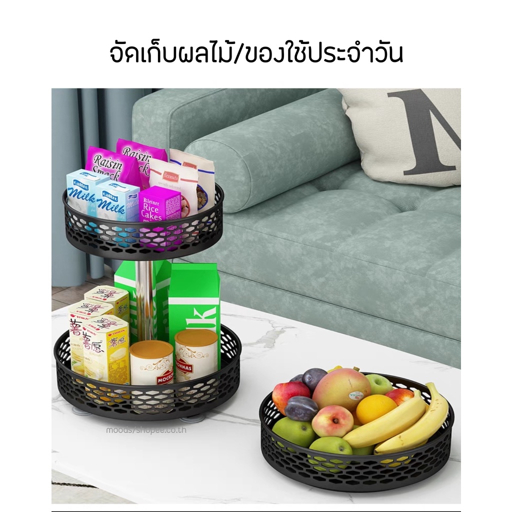 ชั้นวางของสแตนเลสหมุนได้-อเนกประสงค์-วางของในครัว