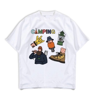 เสื้อยืด ลาย CAMPING