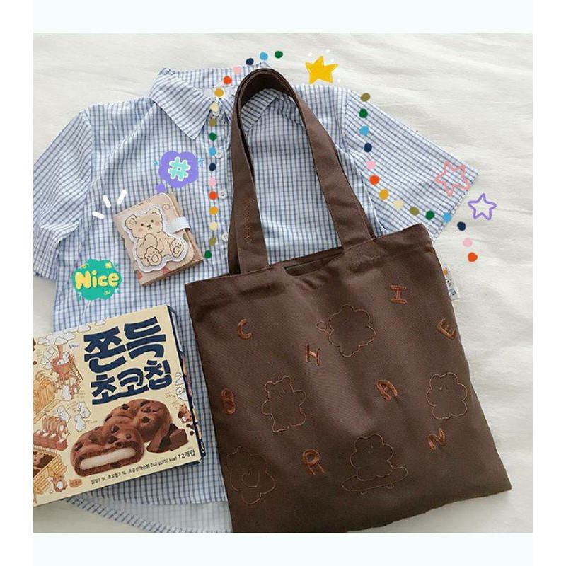 กระเป๋าผ้าน้องหมี-chi-chi-tote-bag