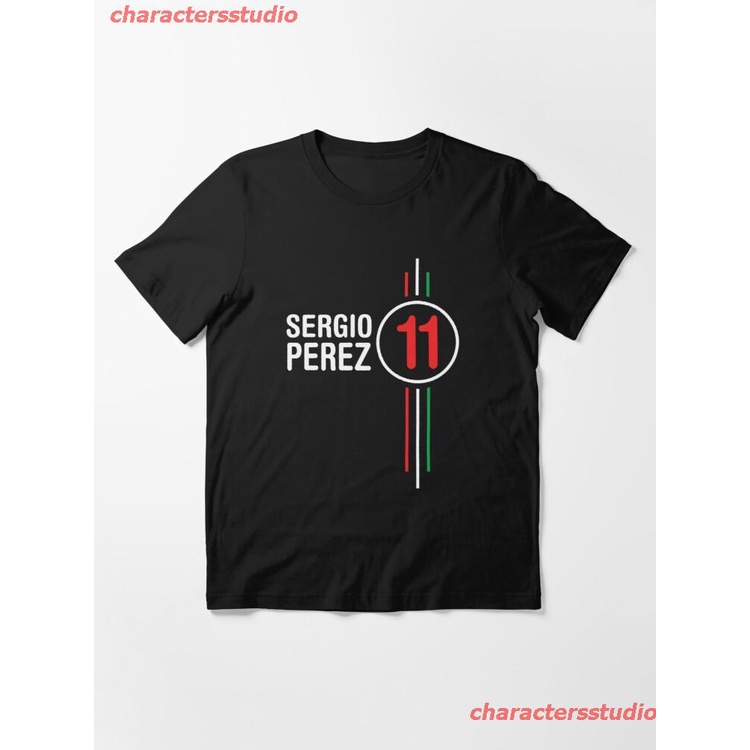 charactersstudio-sergio-perez-logo-formula-1-motorsports-racing-essential-t-shirt-discount-2022