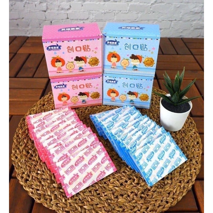 พร้อมส่ง-พลาสเตอร์ยา120ชิ้นลายการ์ตูนน่ารักมาก