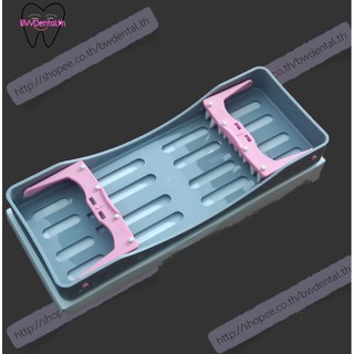 Dental Plastic Sterilization Cassettes Autoclavable Holds 5 pcs Instrument