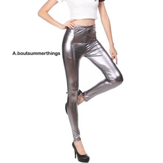 Metal Gray Leggings