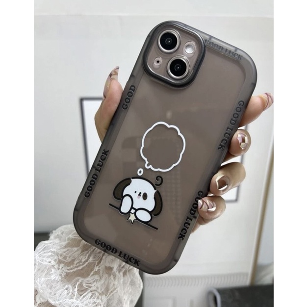 เคสไอโฟนแบบใส-การ์ตูนสุนัข