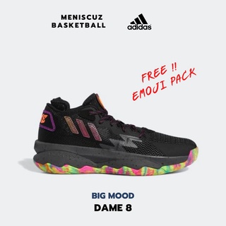 สินค้า รองเท้าบาส Adidas รุ่นใหม่ DAME 8 BIG MOOD GW4336 ฟรี Emoji Pack ในกล่อง แท้100%