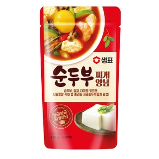 ซุปเต้าหู้อ่อนสำเร็จรูป sempio sundubu jjige sauce อาหารเกาหลี 순두부찌개 양념 130g