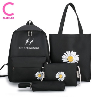 CLAFELOR-กระเป๋าเป้เซ็ท 4ใบ กระเป๋า Backpack ได้ครบเซ็ท 4 ใบ รุ่น QX-1314 พร้อมส่งจากไทย