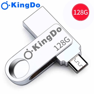 USB Kingdo แฟลชไดรฟ์ โลหะ 128 Gb 64gb 32gb Usb 2.0