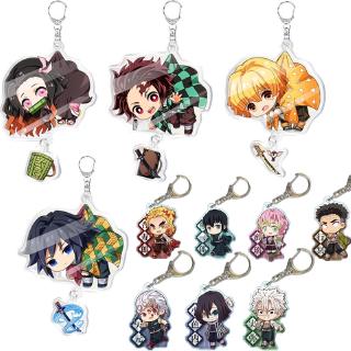 ภาพขนาดย่อของสินค้าพวงกุญแจ อะคริลิค Demon Slayer Nezuko Tanjiro Keychain