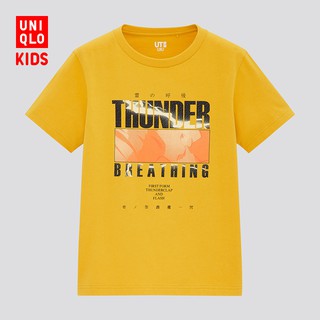 Uniqlo เสื้อยืดแขนสั้นพิมพ์ลาย Manga สําหรับผู้ชายและผู้หญิง เสื้อคู่ ผ้านำเข้า พร้อม