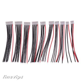 [FINEVIPS] 10pcs JST XH Connector 2-6S iMAX B6 Balance Charger Silicon Cable Wire 10cm