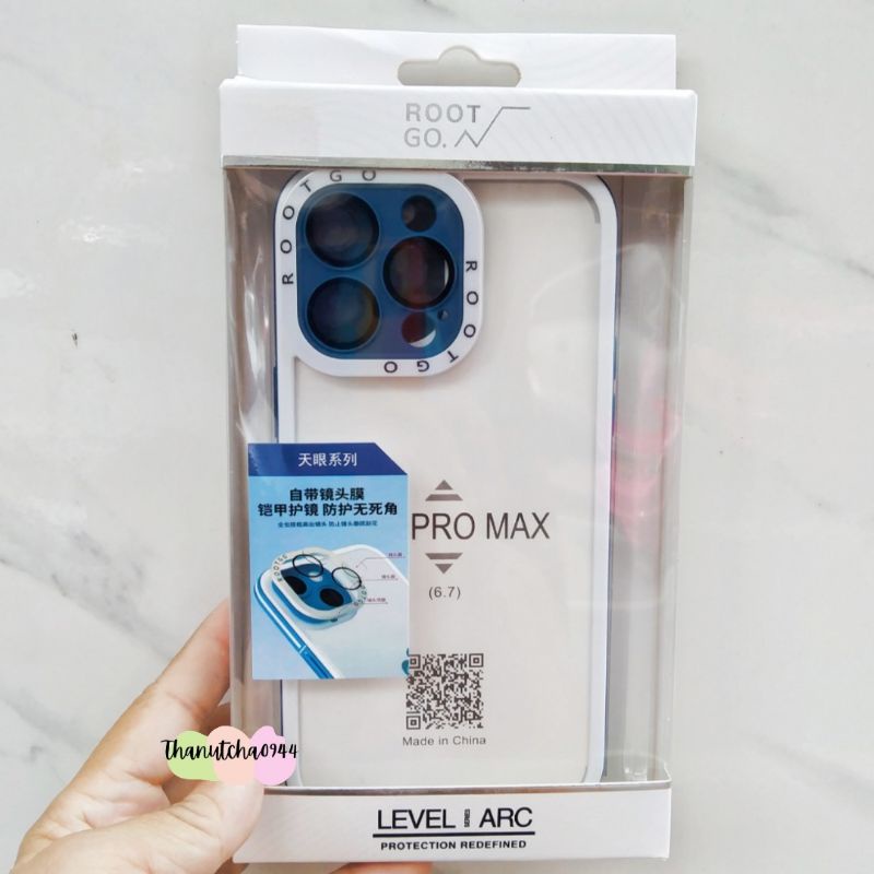 Root Go เคสใส ขอบสี คลุมเลนส์กล้อง รุ่นไิอโฟน14 ซีรีย์ | Shopee Thailand