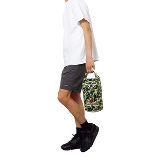 A BATHING APE Waterproof bag Green Camouflage ( ba051)