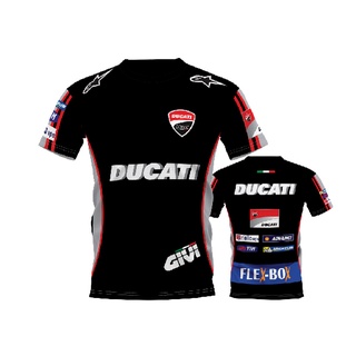 เสื้อยืดDucatiเนื้อผ้าสวมใส่สบายราคาถูกผ้าเกรดพรีเมียม