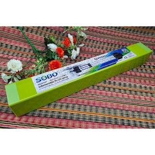 หลอดไฟตู้ปลา 18W 24W ยี่ห้อ SOBO แบบจุ่มน้ำ PL-UV18W ,PL-UV24W หลอดฆ่าเชื้อโรค แบคทีเรียตู้ปลา บ่อปลา สระว่ายน้ำ