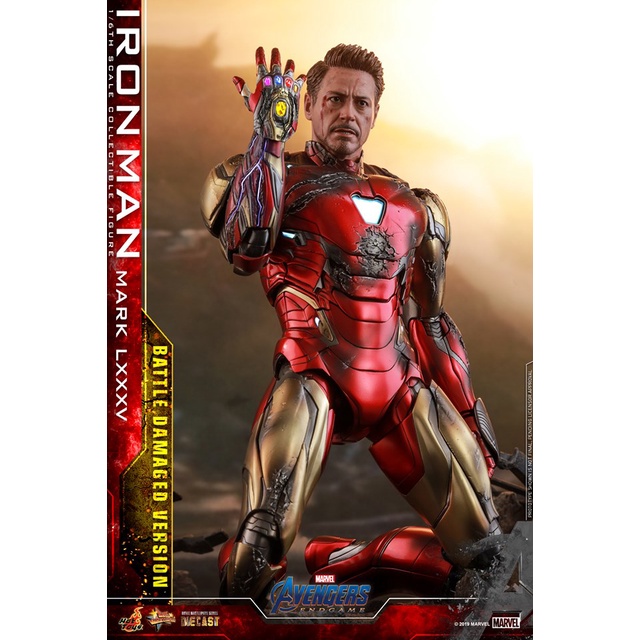 hottoys-mms543d33-avengers-endgame-1-6th-scale-iron-man-mark-lxxxv-battle-damaged-version-ไอรอนแมน