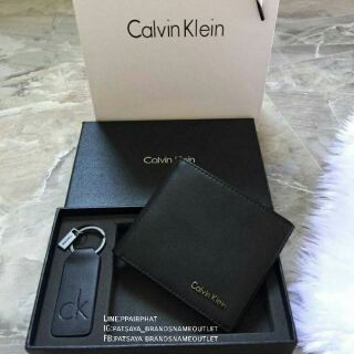 Calvin Klein Short Wallet with Key Setแท้💯💯💯outlet