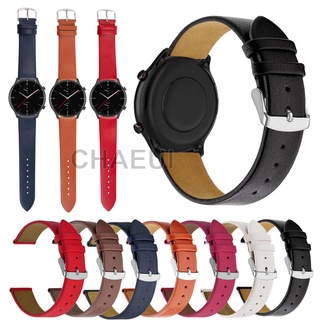 สายนาฬิกาข้อมือหนัง แบบเปลี่ยน สําหรับ Xiaomi Huami Amazfit GTR 3 Pro Pace 47mm 42mm 2e Stratos