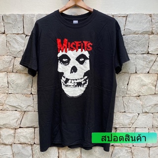 เสื้อยืดอินเทรนด์ 【COD】 เสื้อวง MISFITS ลิขสิทธิ์แท้ รับประกัน 100% นำเข้าจาก USA COMING CLUB