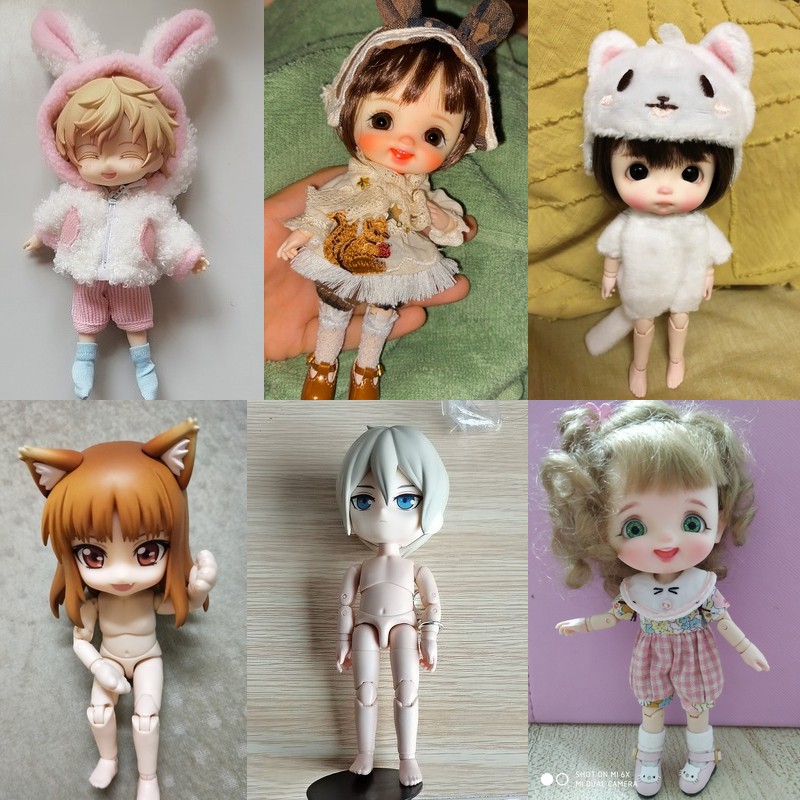 ภาพสินค้าLittle trouble DDF body fit GSC clay head ob11 อุปกรณ์เสริมสําหรับตุ๊กตาข้อต่อตุ๊กตา obitsu11 จากร้าน askdzxf.th บน Shopee ภาพที่ 8