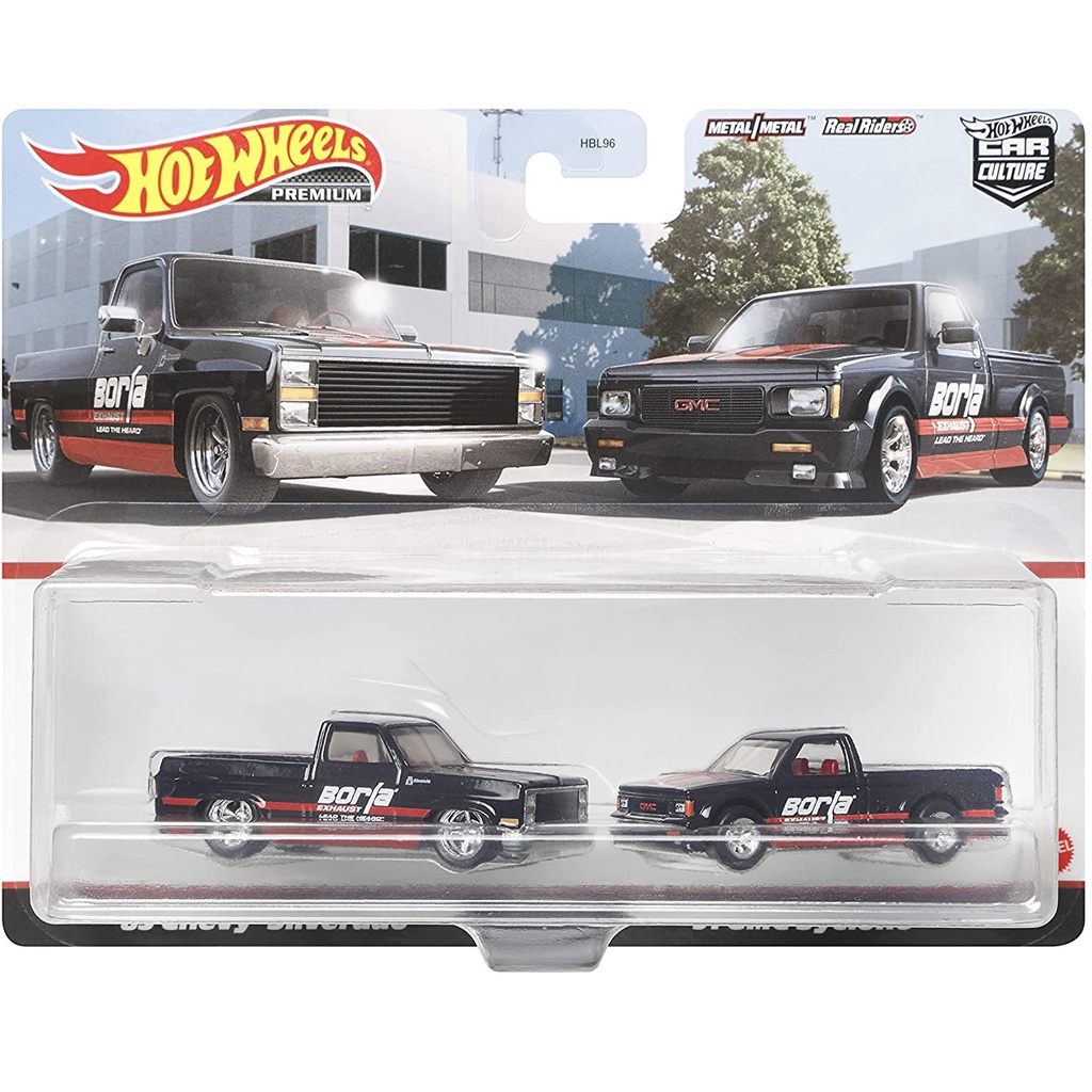 รถเหล็ก-hotwheels-premium-ของแท้-2-pack-general-motors-pickup-hbl98