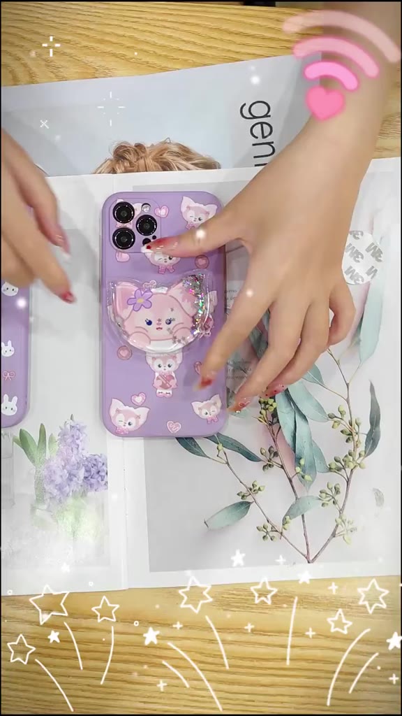 ins-protective-case-phone-case-for-redmi-a1-4g-phone-case-simplicity-cartoon-skin-friendly-feel-skin-feel-silicone-glitter