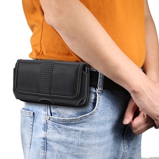 กระเป๋าใส่โทรศัพท์มือถือ ผ้าออกซ์ฟอร์ด แบบคลิปหนีบเข็มขัด สําหรับ iPhone 14 13 12 XS XR Samsung