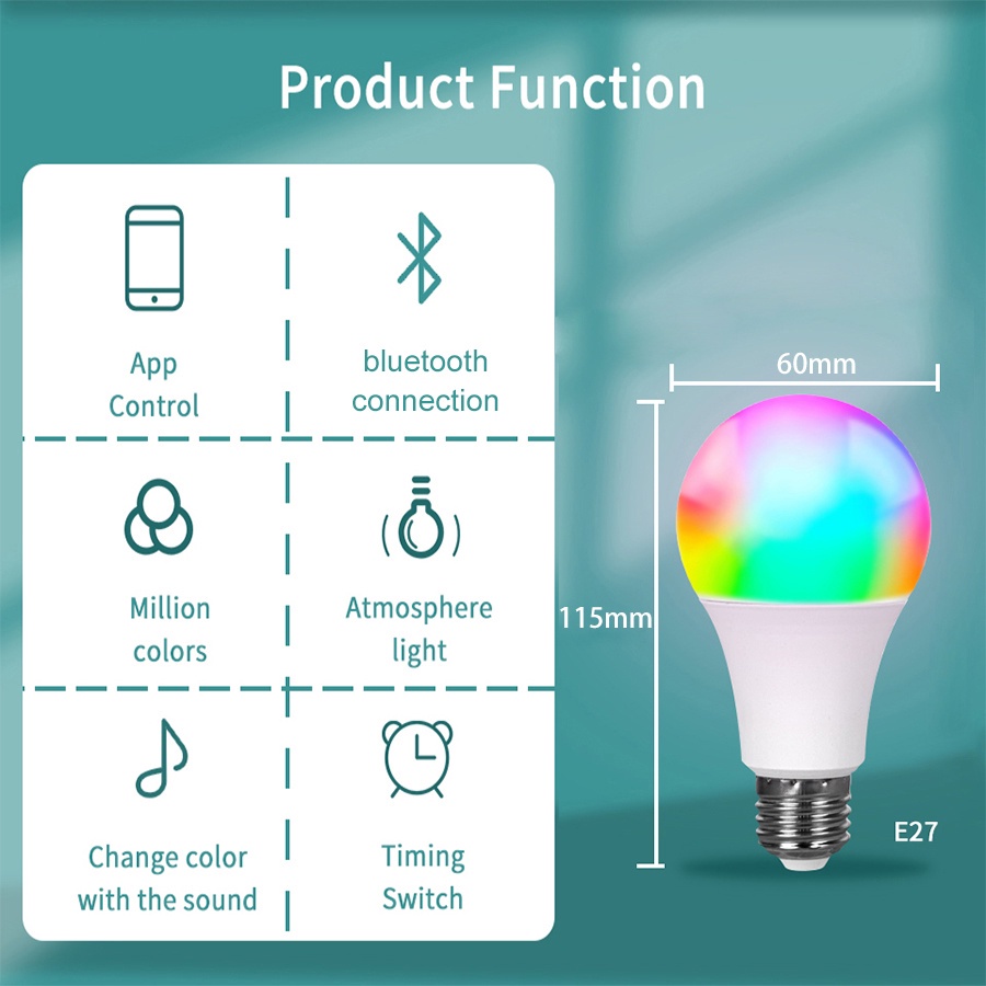 หลอดไฟ-tuya-สมาร์ท-led-หลอด-wifi-smart-led-bulb-12w-e27-rgb-wi-fi-blutooth-bulb-หลอดไฟอัจฉริยะ-หลอดอัจฉริยะ-smartlife