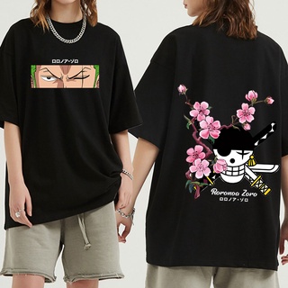 【🔥🔥】เสื้อยืด พิมพ์ลายกราฟฟิคการ์ตูนอนิเมะ One Piece ขนาดใหญ่ แฟชั่นฤดูร้อน สไตล์ฮาราจูกุ สําหรับผู้ชาย และผู้หญิง
