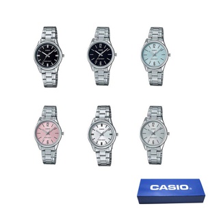 CASIO ของแท้ LTP-V005D LTP-V005SG LTP-V005G LTP-V005L LTP-V005GL นาฬิกาผู้หญิง กล่องและประกัน 1 ปี LTPV005 LTP-V005