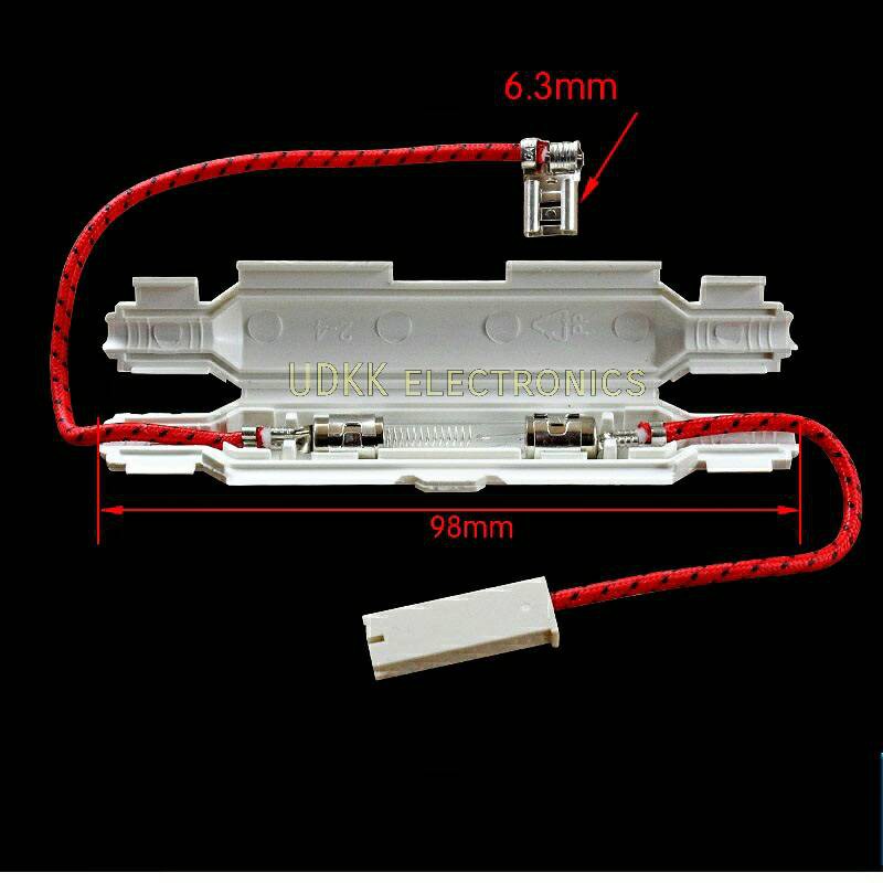 ภาพหน้าปกสินค้าฟิวส์ไมโครเวฟ พร้อมกระบอกฟิวส์ 5KV / 0.85 / 0.7 / 0.75 / 0.65A จากร้าน udkk_eletronics บน Shopee