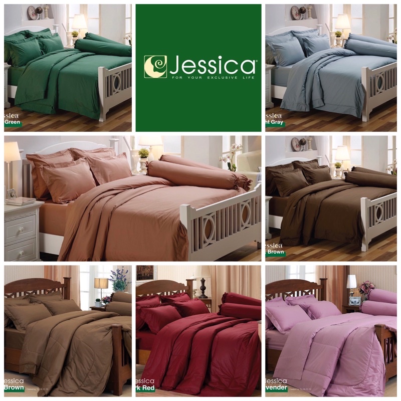 [ของแท้💯%] Jessica : ชุดผ้าปูที่นอน+ผ้านวม (ขนาด 3.5 , 5 , 6 ฟุต ...