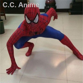 ชุดสไปเดอร์แมน เด็กและผู้ใหญ่ spiderman ชุดซุปเปอร์ฮีโร่ ชุดแฟนซีของแท้เสื้อสไปเดอร์แมนเด็กชุดผู้ชายชุดฮีโร่เดินทางชุดเด