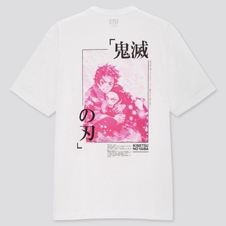 Uniqlo Kimetsu No Yaiba x Demon Slayer เสื้อยืด สําหรับผู้ชายและผู้หญิง