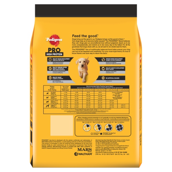 pedigree-pro-highprotein-อาหารชนิดเม็ด-สำหรับลูกสุนัขและสุนัขโตทุกสายพันธุ์-1-3-1-5kg