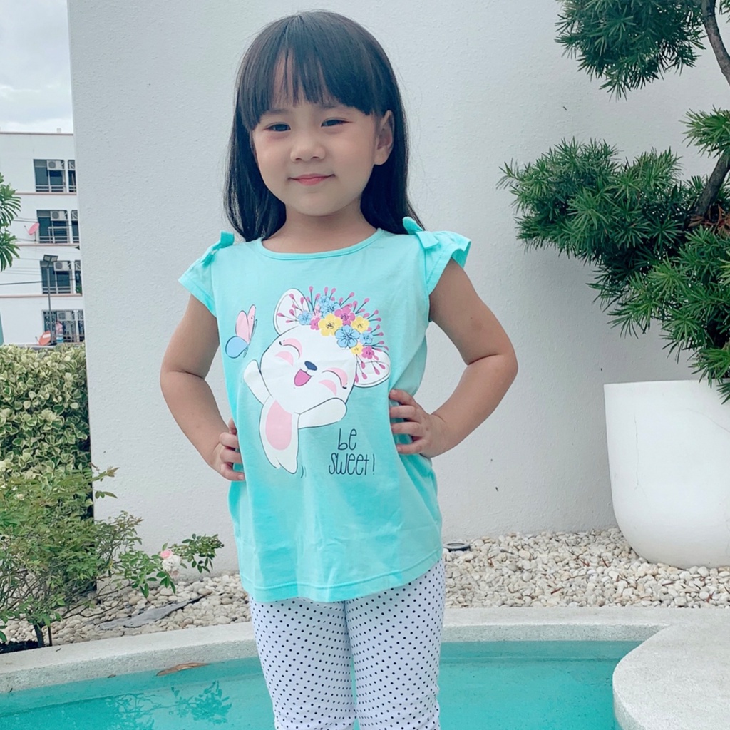 eclat-เสื้อยืด-คอกลม-แขนกุดแบบระบาย-มีโบว์หัวไหล่-เด็กผู้หญิง1-6ปี-ผ้าคอตตอนเจอร์ซี่-เนื้อผ้านุ่ม-เบา-sku-6628
