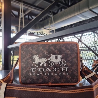 COACH C8445 CHARTER CROSSBODY 24 WITH HORSE AND CARRIAGE PRINT