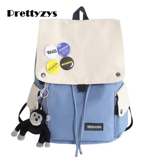 Backpack Prettyzys 2022 Korean ulzzang Large capacity 14 inch For College Students