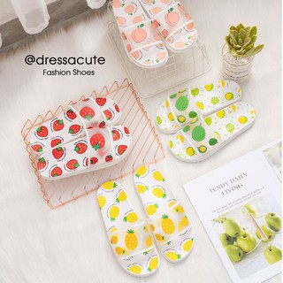 683-2 ผลใหญ่ ใหม่สุด!! 🍓🍍🍑 รองเท้าแตะยางผลไม้แบบสวม ยางนิ่มมาก