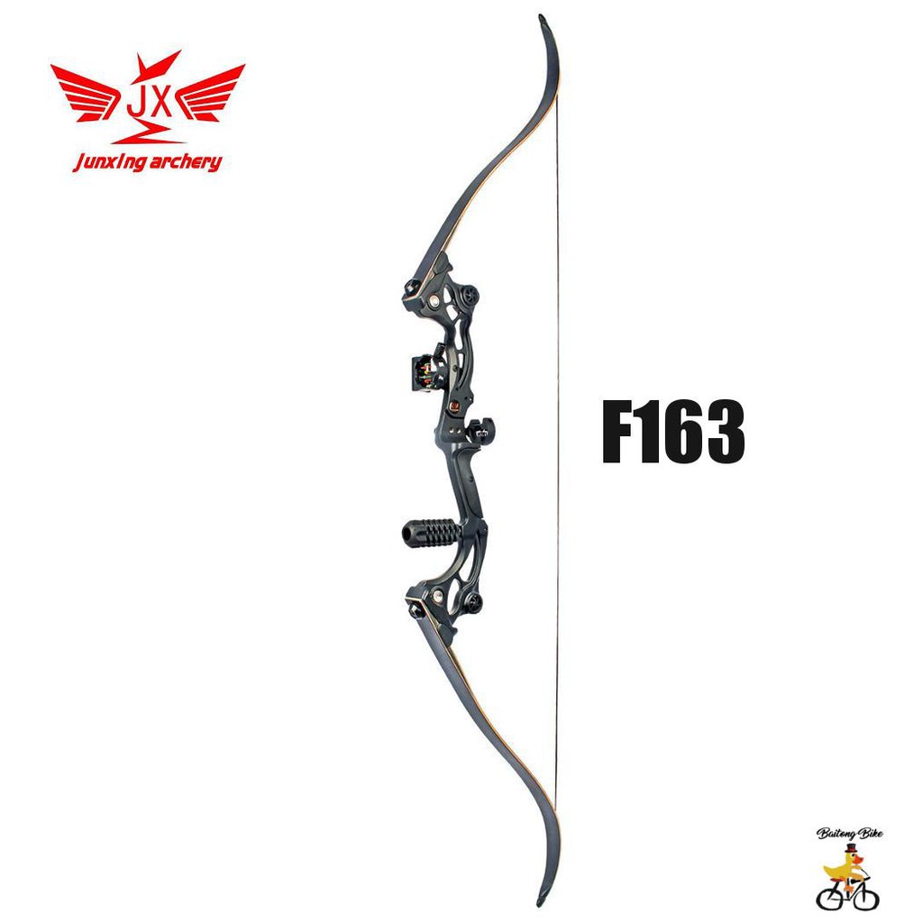 พร้อมส่ง-มือขวา-rh-ธนู-junxing-f163-recurve-hunting-fishing-bow-archery-not-include-accessories-set-color-black